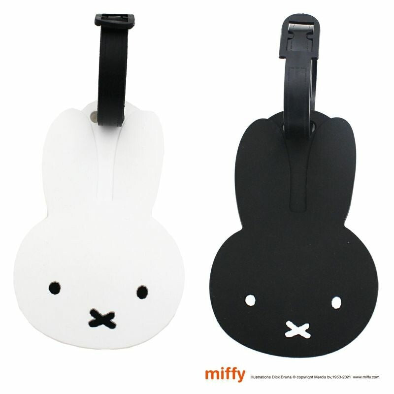 Miffy 行李牌 (白色/ 黑色)