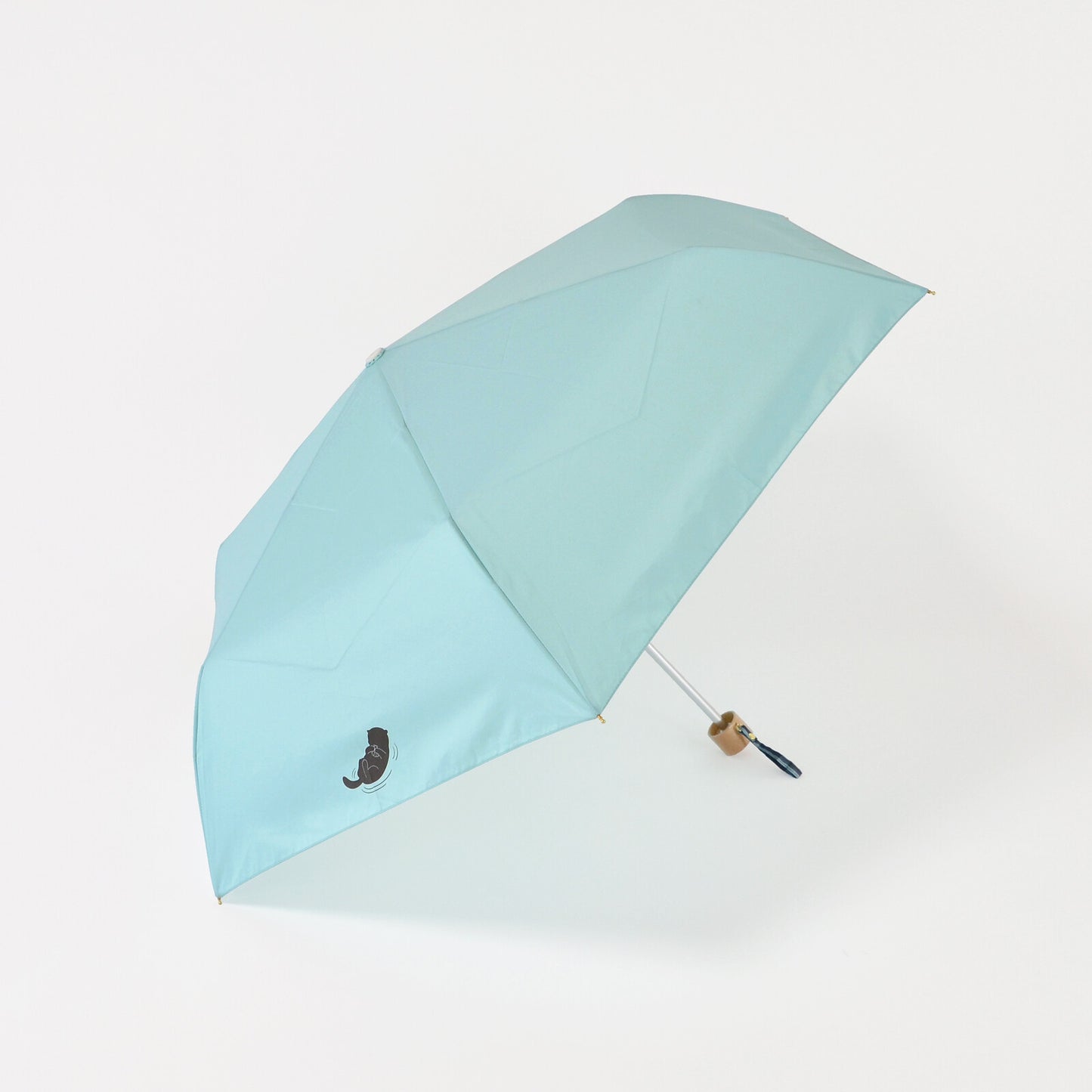 'MKN' 55公分防風迷你傘，附贈吸水手提袋「海獺」