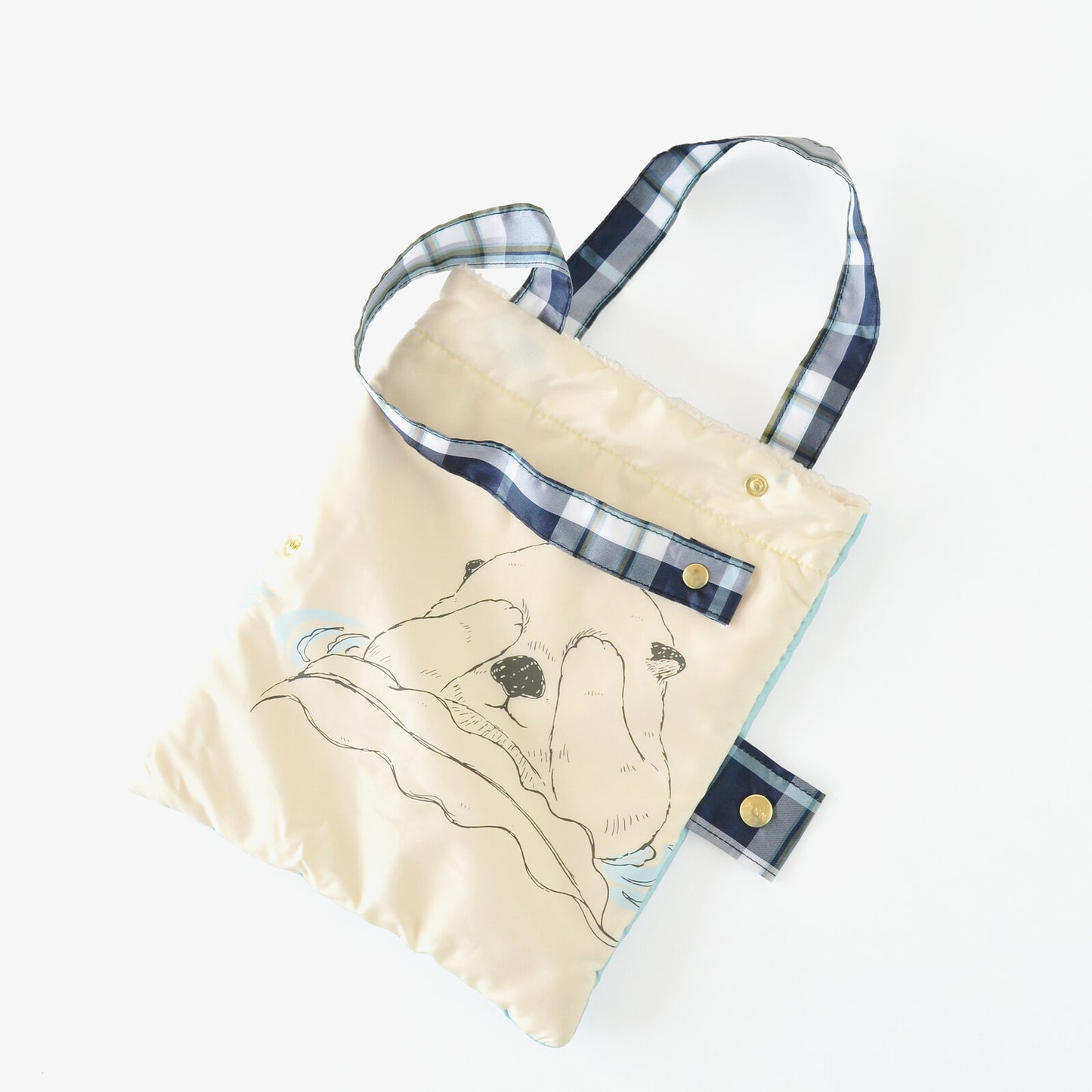 'MKN' 55公分防風迷你傘，附贈吸水手提袋「海獺」