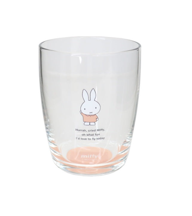 Miffy 玻璃杯 (粉紅色底)