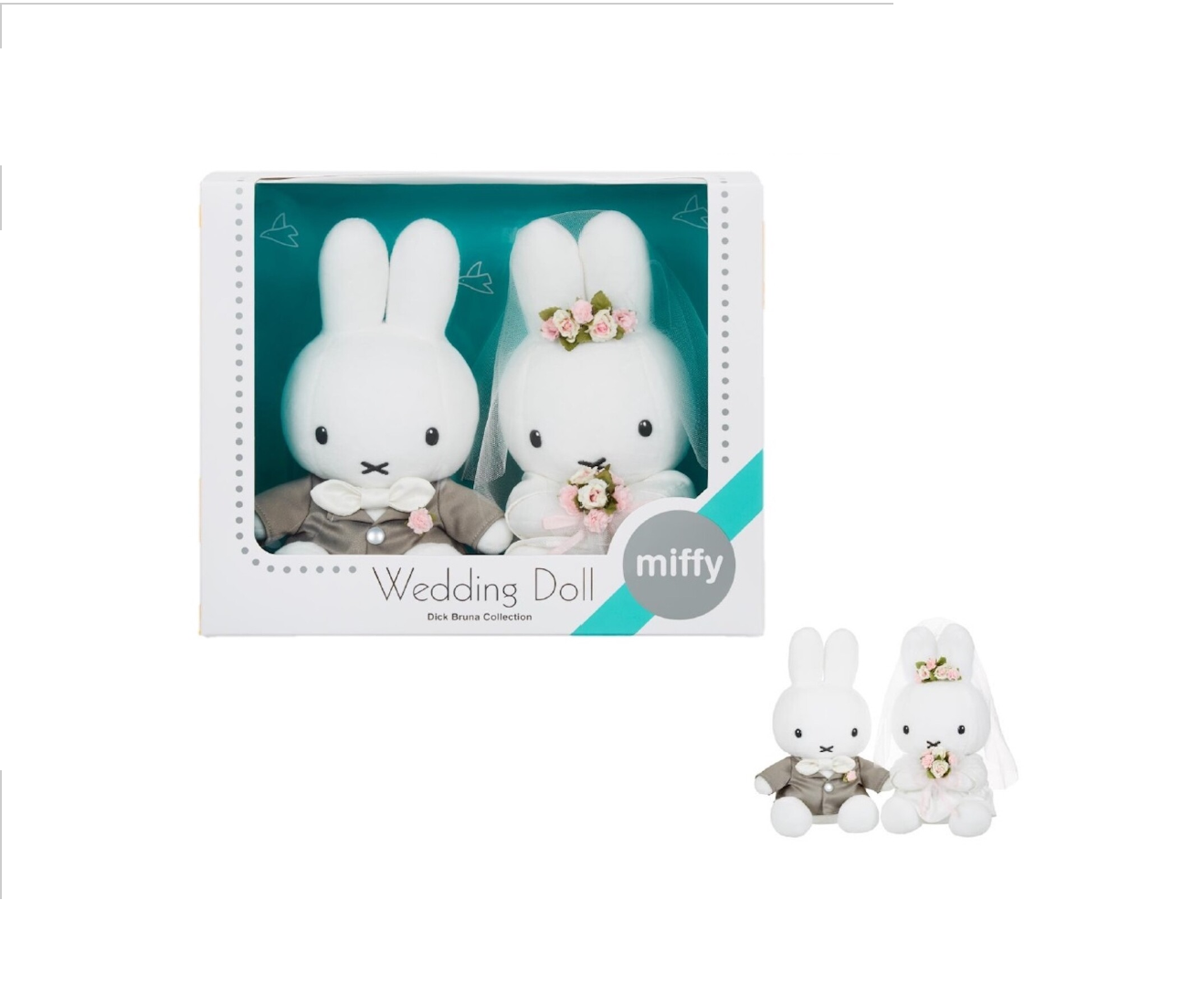 Miffy 毛絨婚禮公仔 (西洋裝)